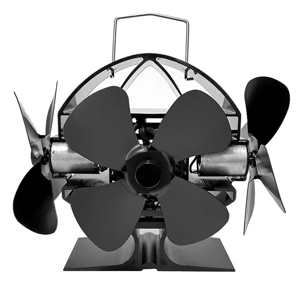 Energy Saving Heat Powered Fireplace Fan Electricity Free Fan Efficient Heat Distribution High Temperature Resistant