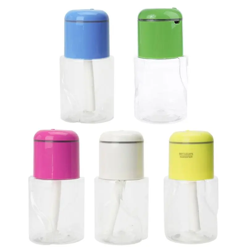 

Ultrasonic Mist Make Air Humidifier Bottle Caps LED Light Aroma Diffuser Fogger New Dropship