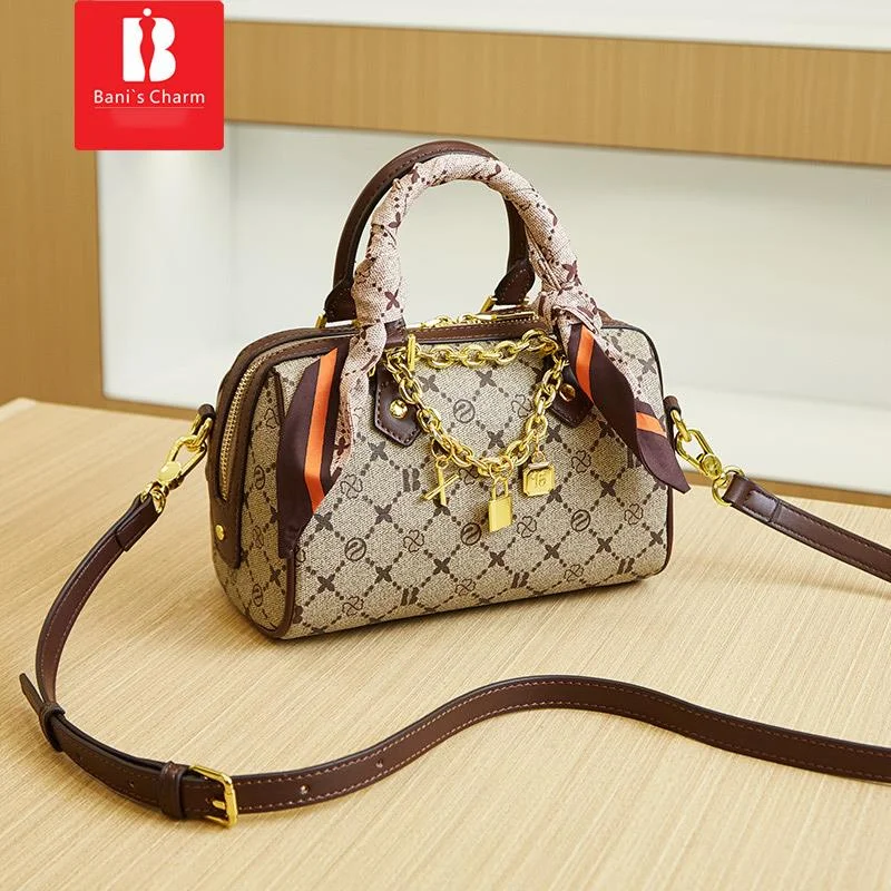 Nuova borsa da donna Bani Meizi Borsa da cuscino retrò casual moda Borsa da donna Boston a tracolla di alta qualità_voghion.com