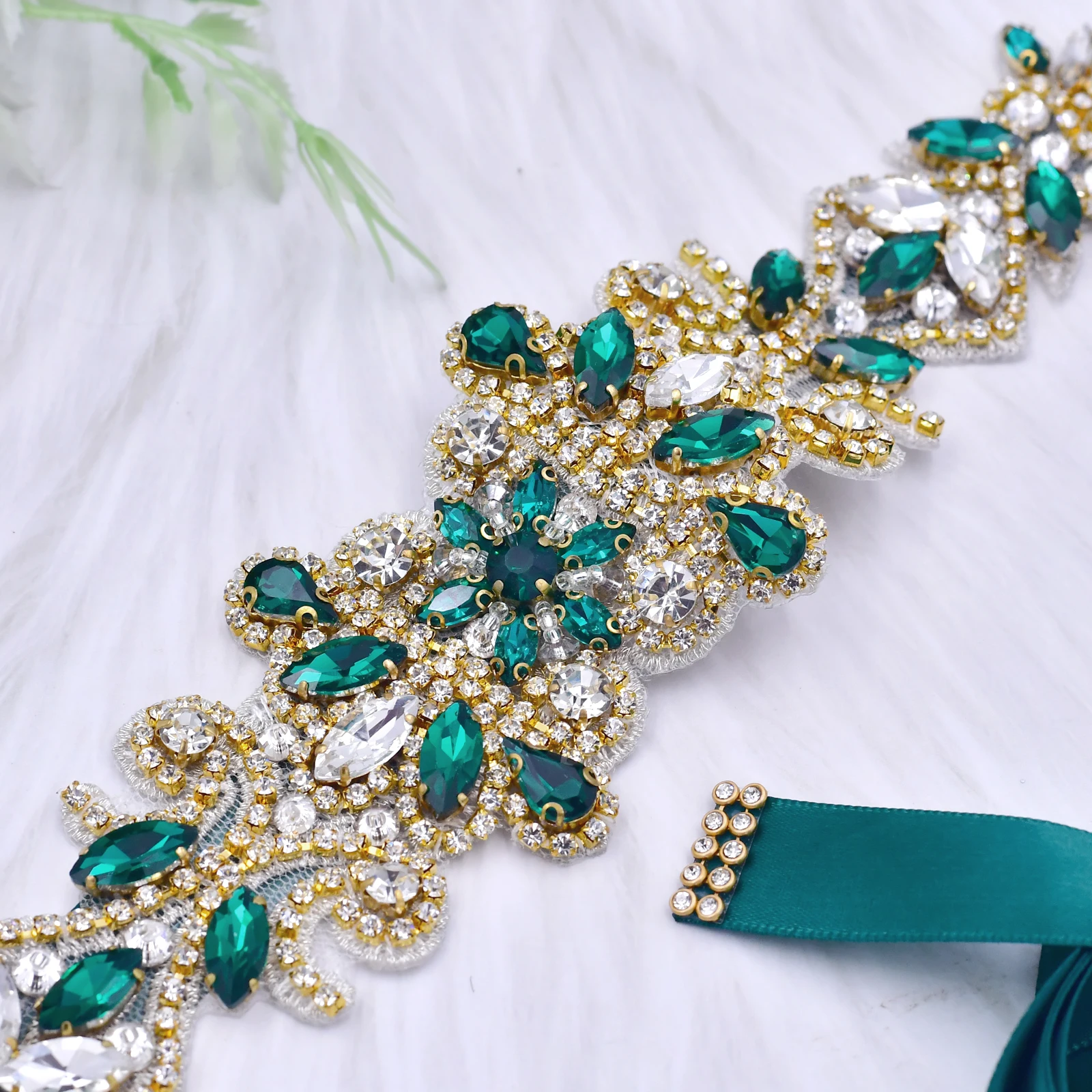 diamante belt for bridesmaid dress Flora Diamante Wedding Belt main image 0