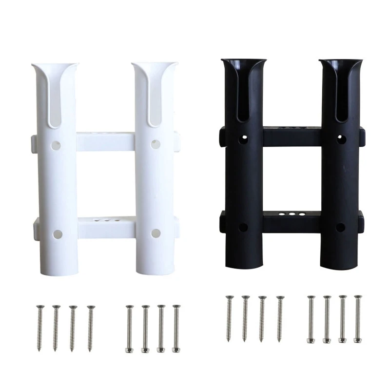 

3 Tubes Link Plastic Fishing Rod Racks Holder Socket for Boat Marine Fishing Box Drop Shipping