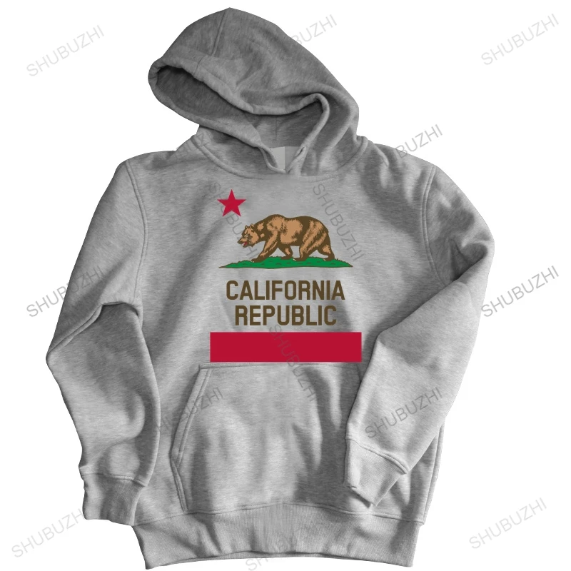 California Republic Flag hoodie 1846 California State Flag Bear hoodie drop shipping men autumn hoodie