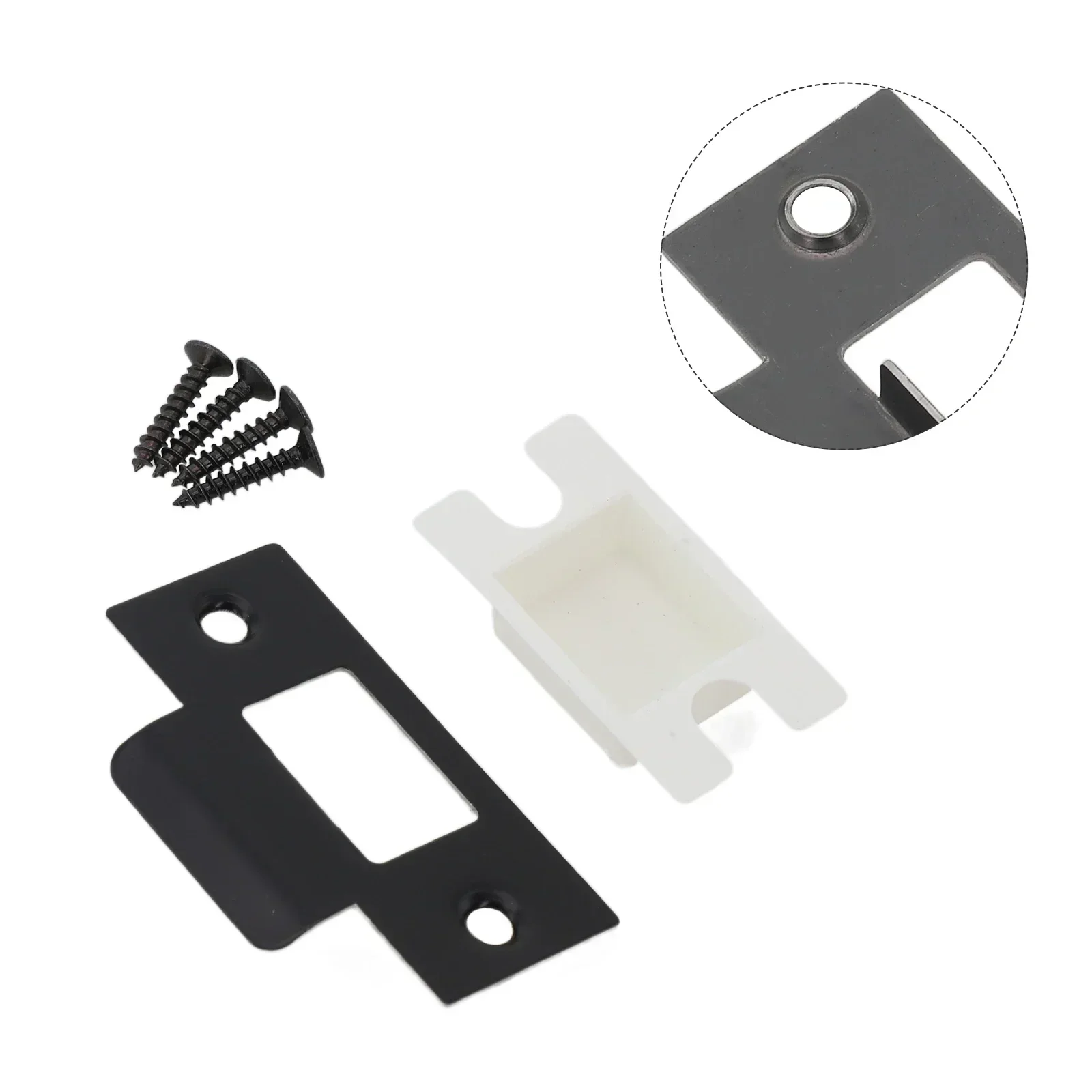 Deadbolt Cover Latches Plate Door Lock Latch Guide Plate With Screws
