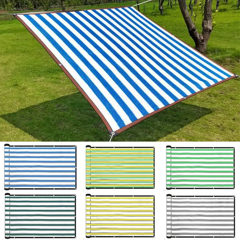 Description Picture 6 of item99% Shade Rate Aluminum Foil Sunshade Net Summer Silvery Reflective Sun Shelter Car Sun Shed Canopy Anti-UV Pergola Awning