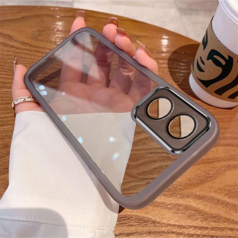 Clear Silicone Protective Case with Camera Lens Protector