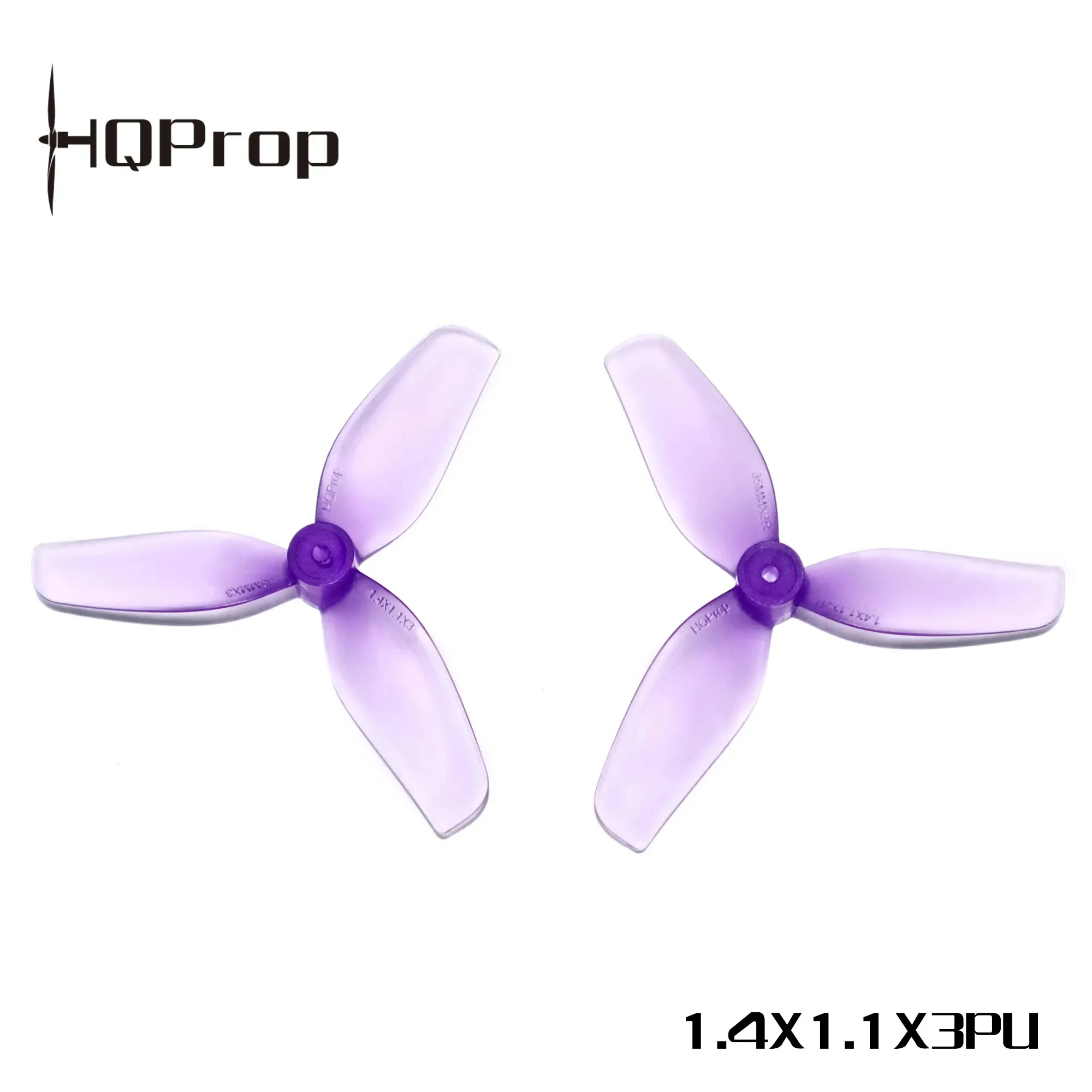Hélices 1.4 pouces 3 pales pour drone FPV micro - Lot de 2 paires