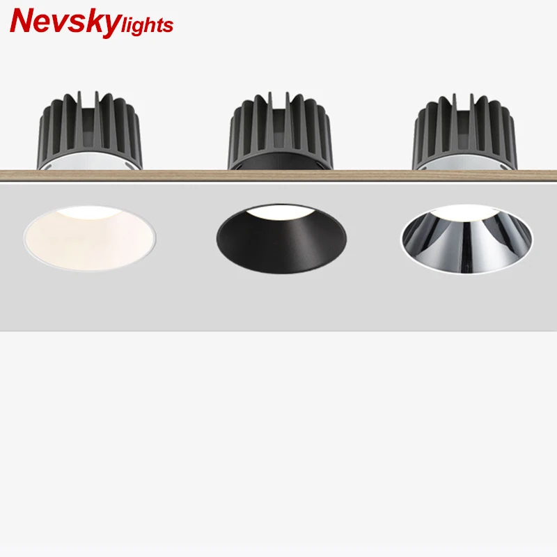 Led Deep cup Recessed downlight Ceiling Narrow edge Spot lamp bedroom