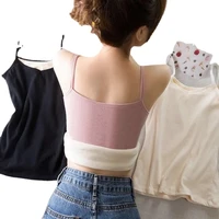 Sous-vêtements chauds monochromes pour femmes, T-shirt d'hiver, Vêtements de nuit décontractés thermiques, Velours fin, artificiel asticité sexy, Document féminin 4