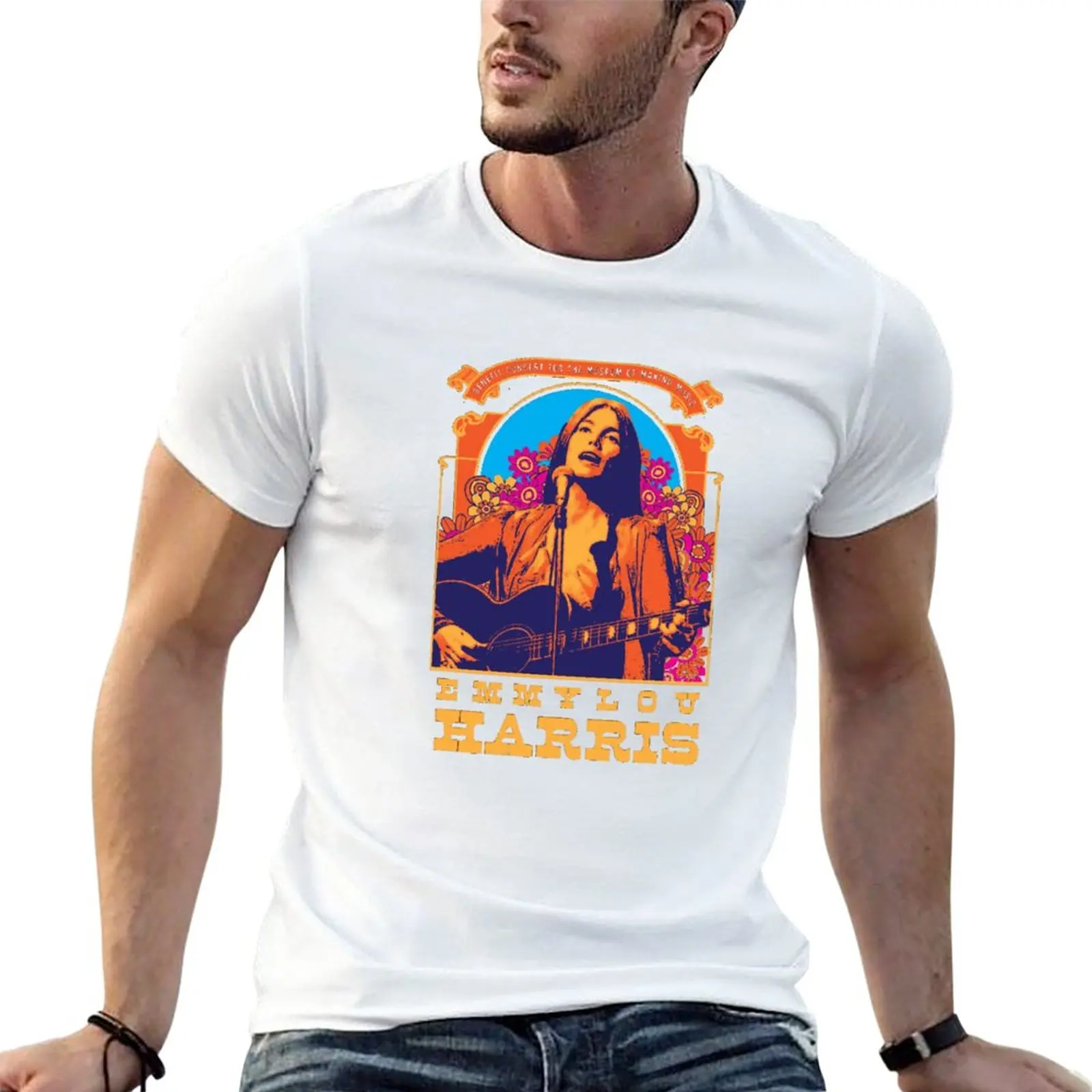 

New Emmylou Harris T-Shirt man clothes plain t-shirt mens funny t shirts