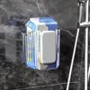 Plastic Suction Cup Tissue Holder Wall Mounted Removable Toilet Paper Holder Punch-Free Waterproof Tissue Rack for Home 3