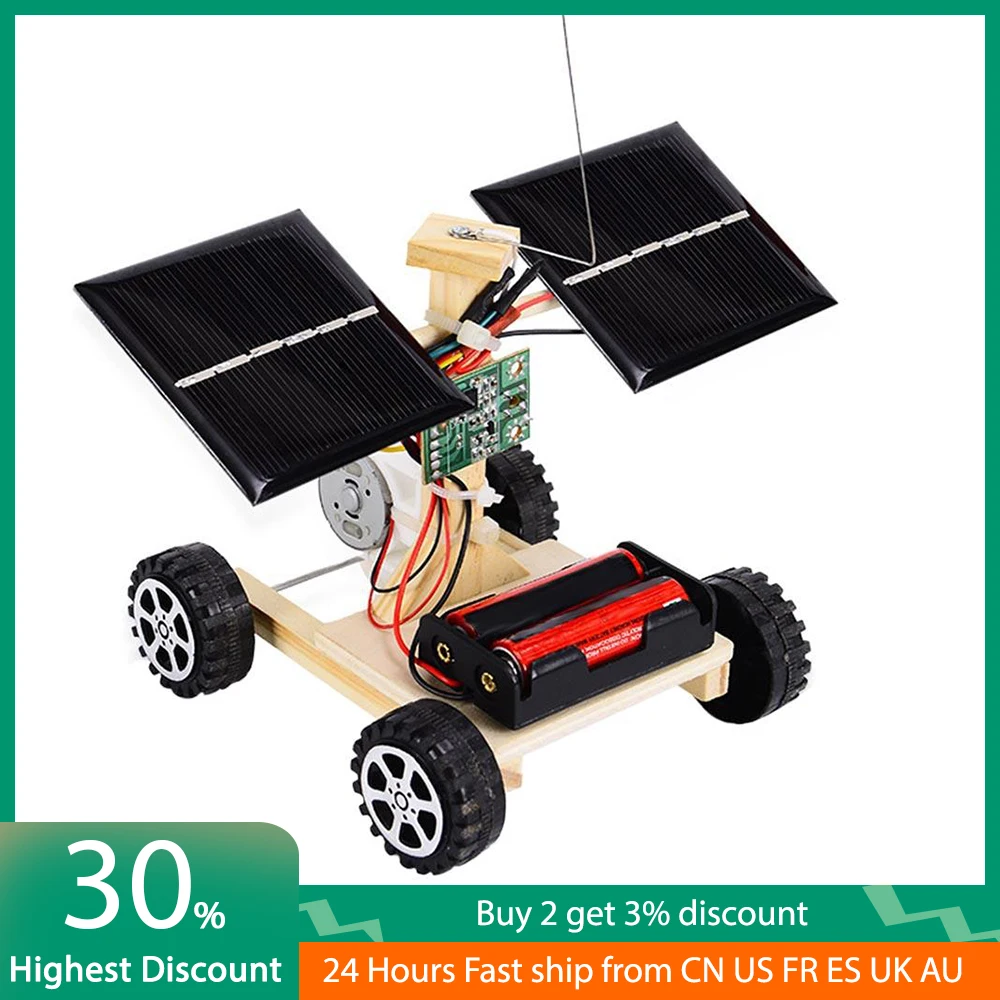 Solar Car Toy DIY Wireless Remote Control