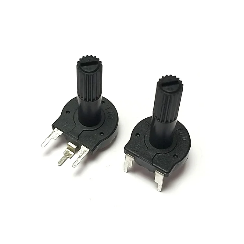 PT15 Fine Adjustment Potentiometer Rotary Handle 25MM Adjusting Rod Diameter 6MM Adjustable Resistance Handle 10PCS adjustable resistor potentiometer knobs electronic components