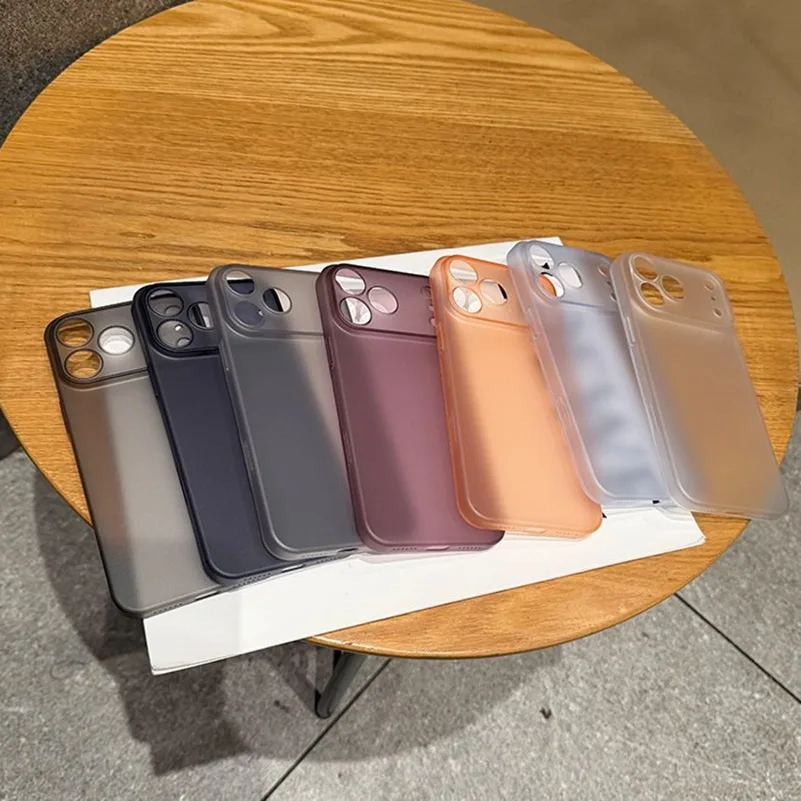 Luxury Translucent Slim Matte Protective Case - Ultra Thin Hard Shockproof Cover