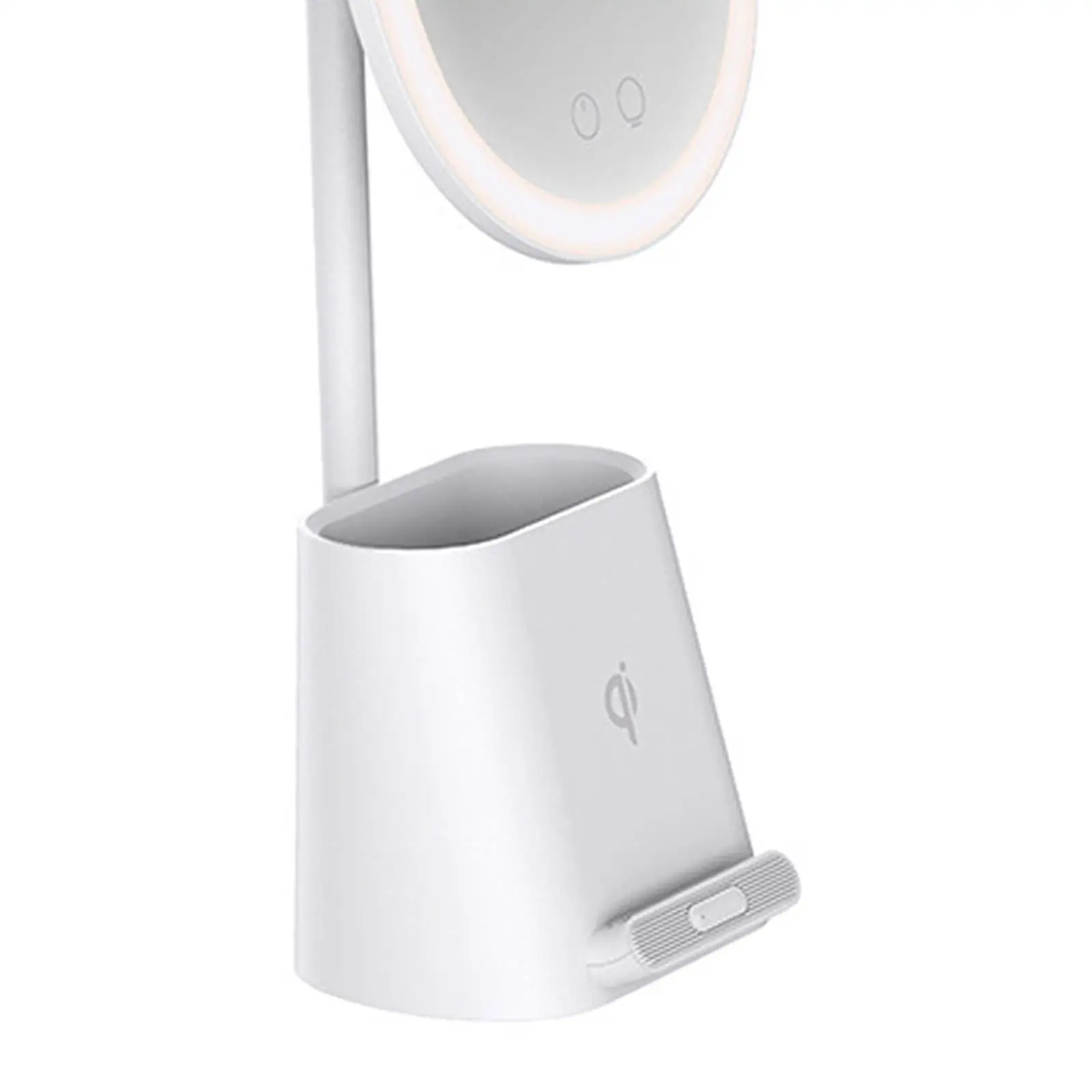 확대경 포함 조명 포함 메이크업 거울, 3 색 조명 모드, 휴대용 책상 화장품 거울, 조리대 테이블 책상 소녀용