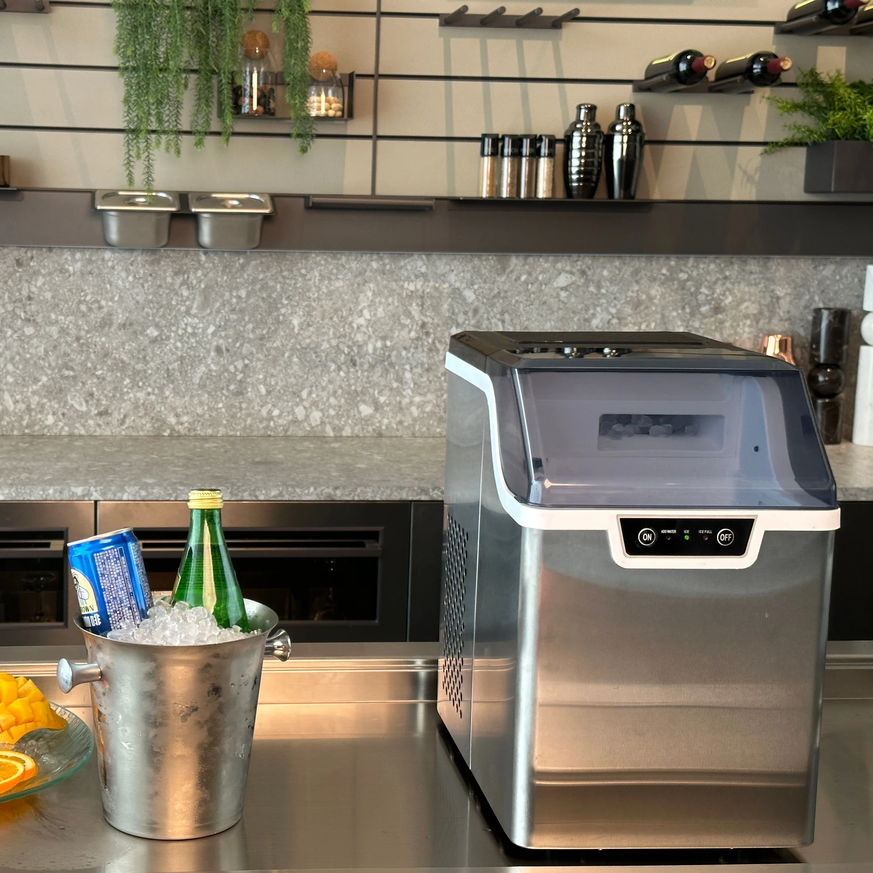 YYHC- New portable home ice maker 4 minutes to enjoy ice 12kgs table maker