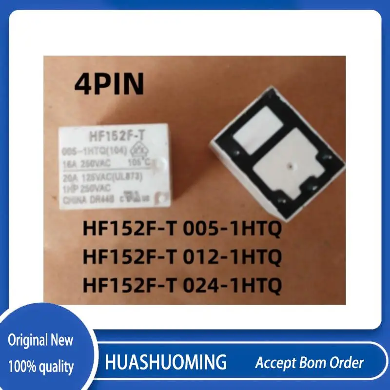 t 012 1htq 12v 24v Peças por Lote Novo 4pin 16a 5v 12v 24v Hf152f-t 0121htq Hf152f-t 024-1htq Hf152f-t012-1htq Hf152f