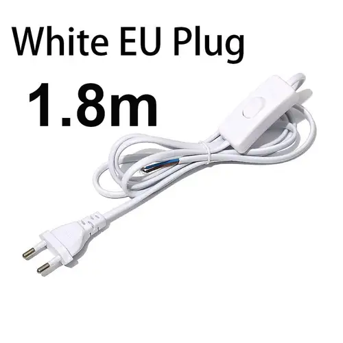 AC85-265V 660W 1.8m 3m 5m Electric Wire Lamp Switch Cable International Standard Power Cord With Switch Plug Copper Wire - Image 10