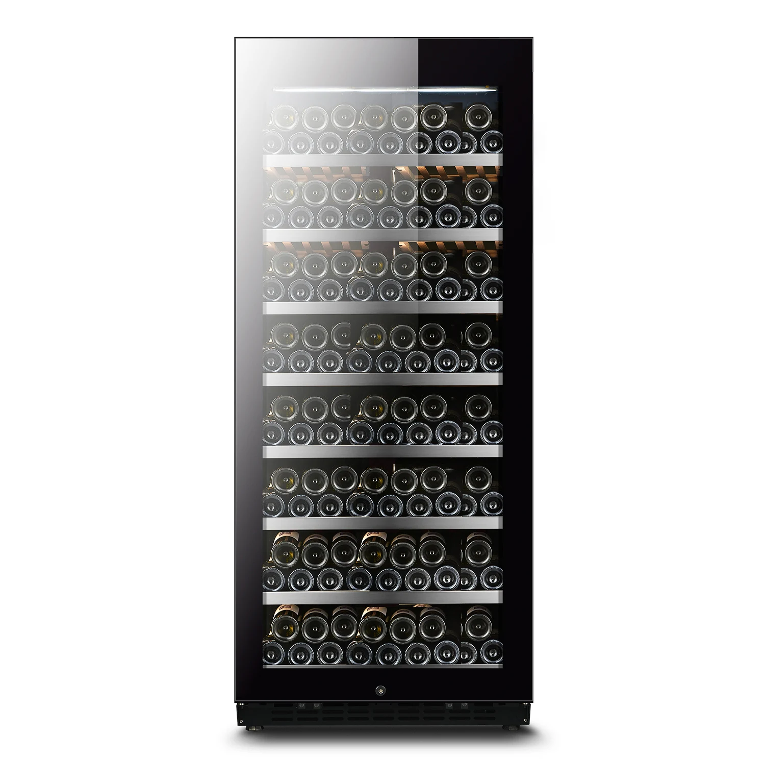 350L Double Glass Door Wine and Beverage Refrigerator