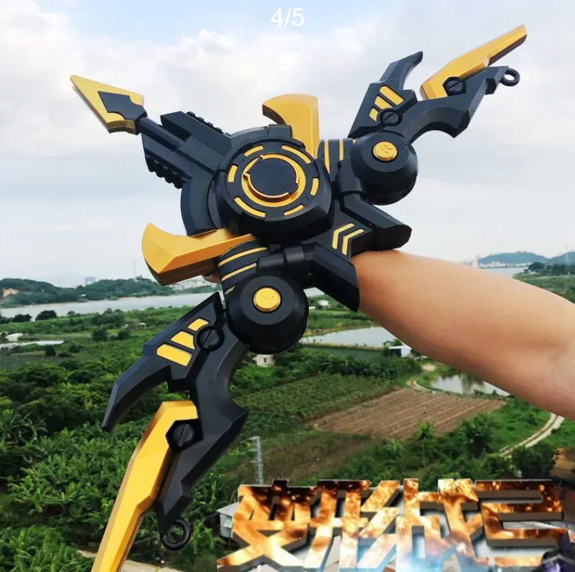

The Electric Continuous Firing Houyi deformation bow can launch the Iron Man and the United States shield children's toy king gl