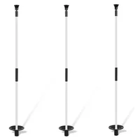 Set of 3 Golf Putting Green Flagstick Flag Stick for Yard Portable Fiberglass 2-Section Golf Pole Pin Flagpole Mini Golf Set 1