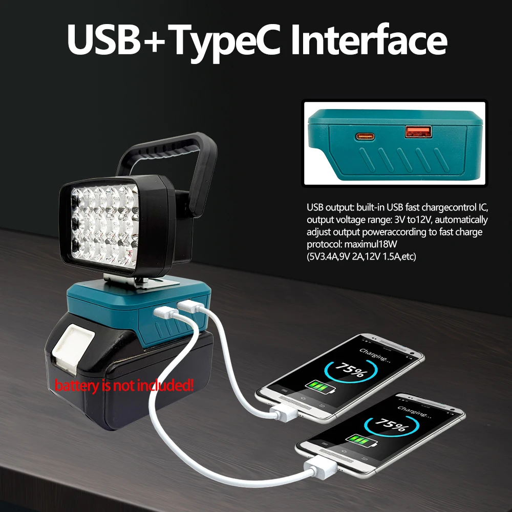 Tool Battery Work Light 4