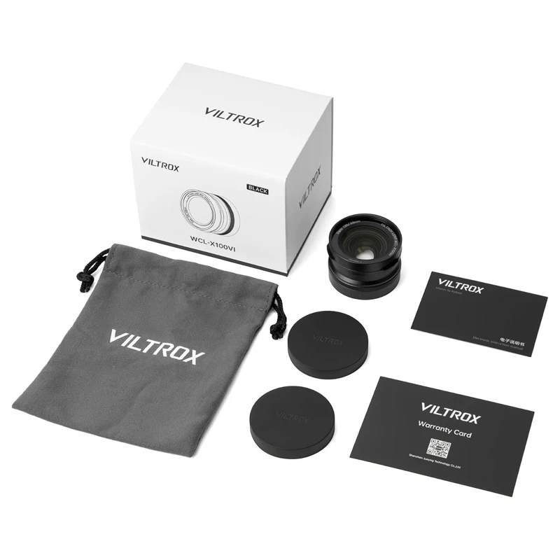 VILTROX WCL-X100 VI 와이드 변환 렌즈 0.8X 광각 자동 인식 렌즈 (후지필름 X100VI X100V X100F 카메라용)