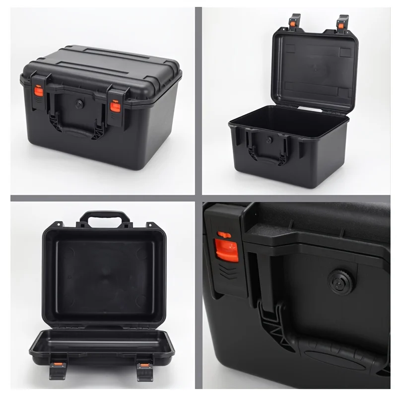 Durable Plastic Big Size Tool Box Waterproof Equipment Storage Case with Foam Insert Mult-Portable Lithium Battery Carrying Box 6