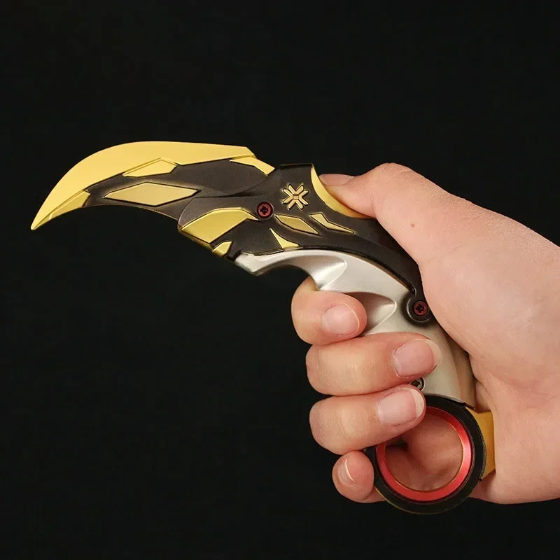 16cm Valorant Weapon Anime Figure Melee Champions Karambit Alloy Game Metal Katana Weapon Model  Samurai Weapon Model Gift Toys 2