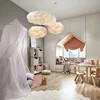 Cloud Pendant Light Dining Table Restaurant  Mall Chandelier Modern White Floating Cloud Hanging Lamp Kitchen Island Decor Light 3