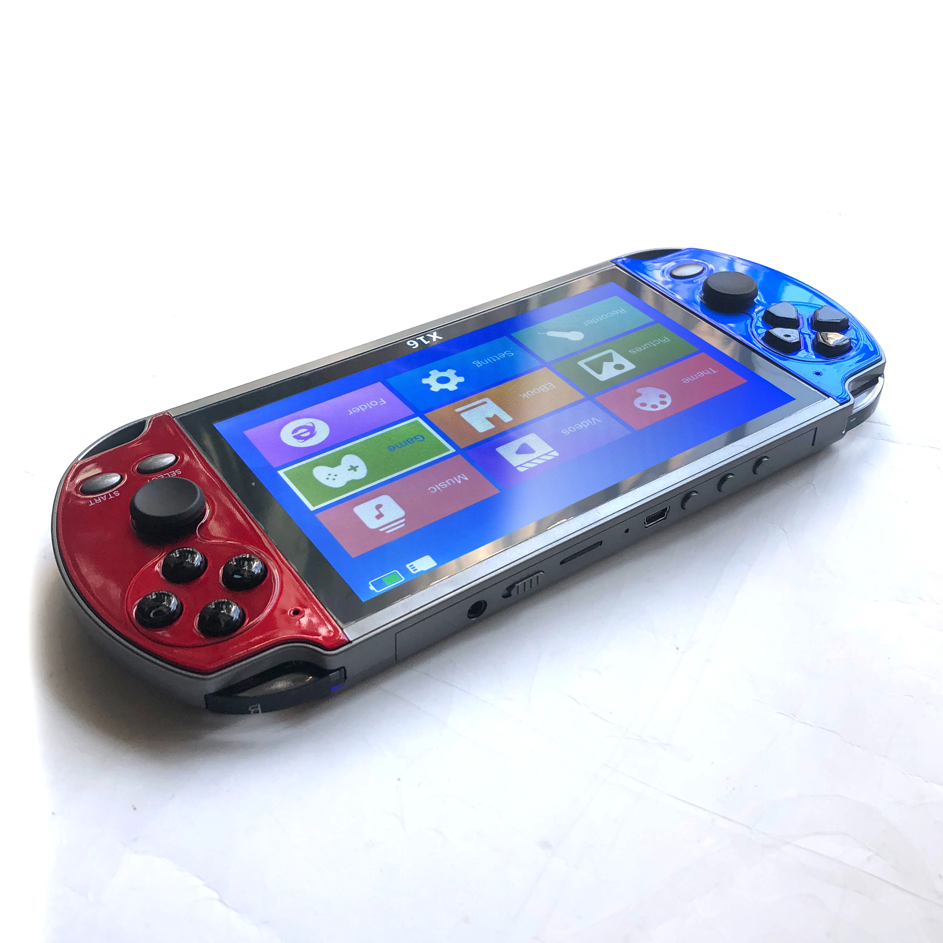 Console X16 Console Per Videogiochi Portatile Da 6.5 Pollici A 64 Bit Console Per Videogiochi Hd Portatile Integrata In 6800 Giochi