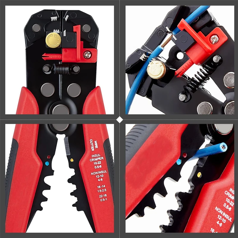 Professional Electrician Wire Tool Cable Wire Stripper Cutter Crimper Automatic Multifunctional Crimping Stripping Plier Tools wire stripper tools,multi functional tools,electrician tools