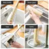 Long Handle Bottle Brush Cleaner for Kitchen Cleaning Brush Wooden Handle Nylon Bristles Small Brush for Kitchen Cleaning Tools 5