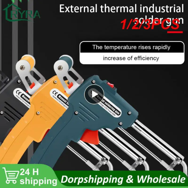 

1/2/3PCS Automatically Soldering Gun 110V/220V 60W US/EU Plug Hand-Held Internal Heating Automatically Send Tin Gun Welding