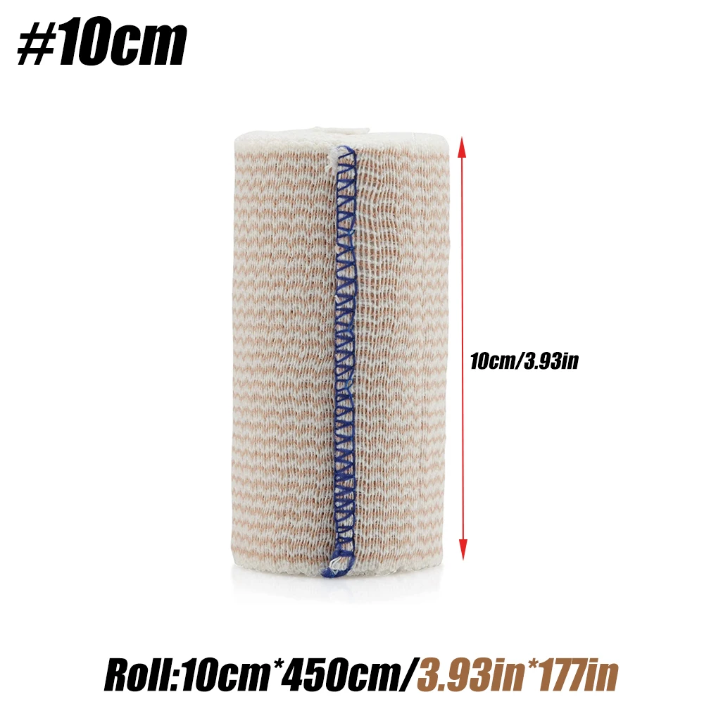 1 لفة ضمادة مرنة ممتازة، غلاف ضمادة ضغط خالي من ال...