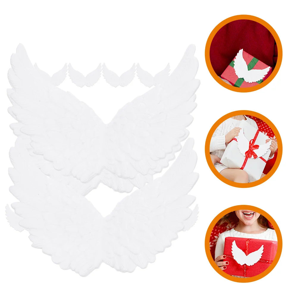 

Plastic Angel Wings Ornaments Christmas DIY Crafts Accessories Decor DIY Christmas Crafts Accessories Angel Wings