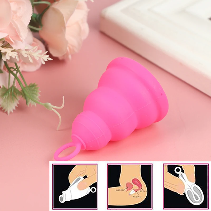 

Medical Silicone Menstrual Cup Ring Menstrual Cup Feminine Hygiene Copa Menstrual Lady Women Period Cup Coppetta Mestruale