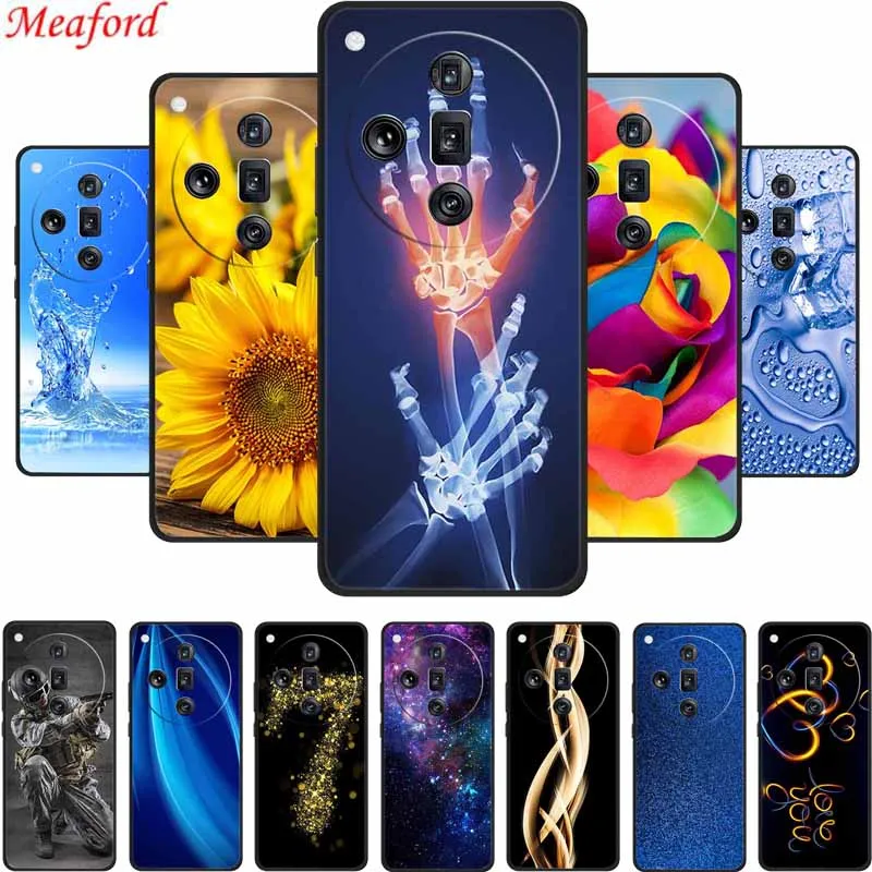 6.82 "Per Oppo Find X7 Ultra Case X 7 Custodia Morbida In Silicone Ultra Nera Per Oppo Find X7 Cover Posteriore Findx7 6.78" Coque