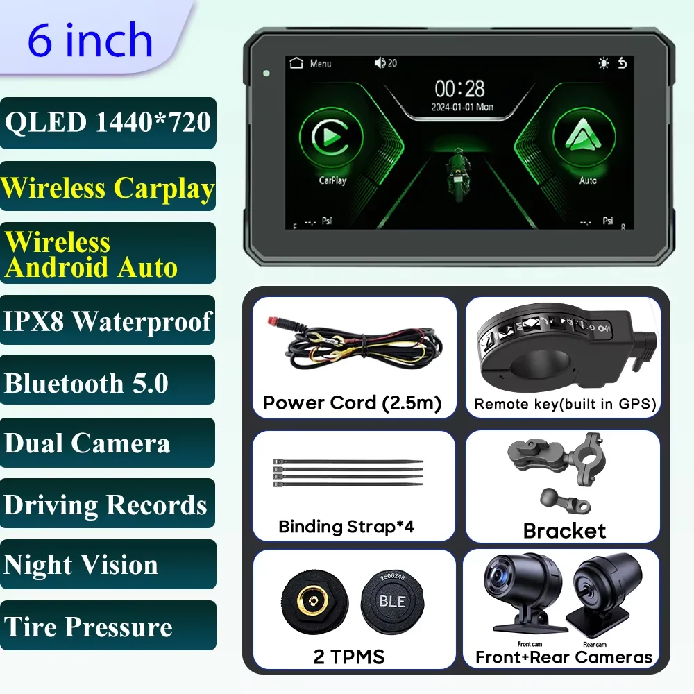 Screen-TPMS-GPS-DVR