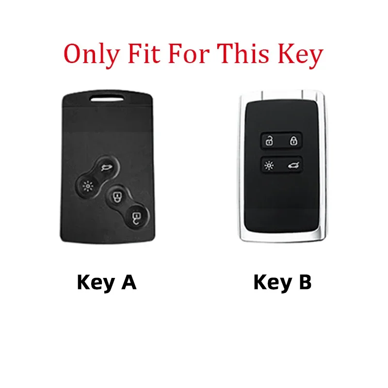 Key Case Cover for Renault Koleos Talisman etc. Car Key Shell