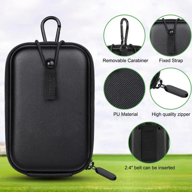 Hard Golf Rangefinder Case Golf Rangefinder Case Range Finder Pouch Wear-Resistant Large Capacity Golf Accessories Golf 2