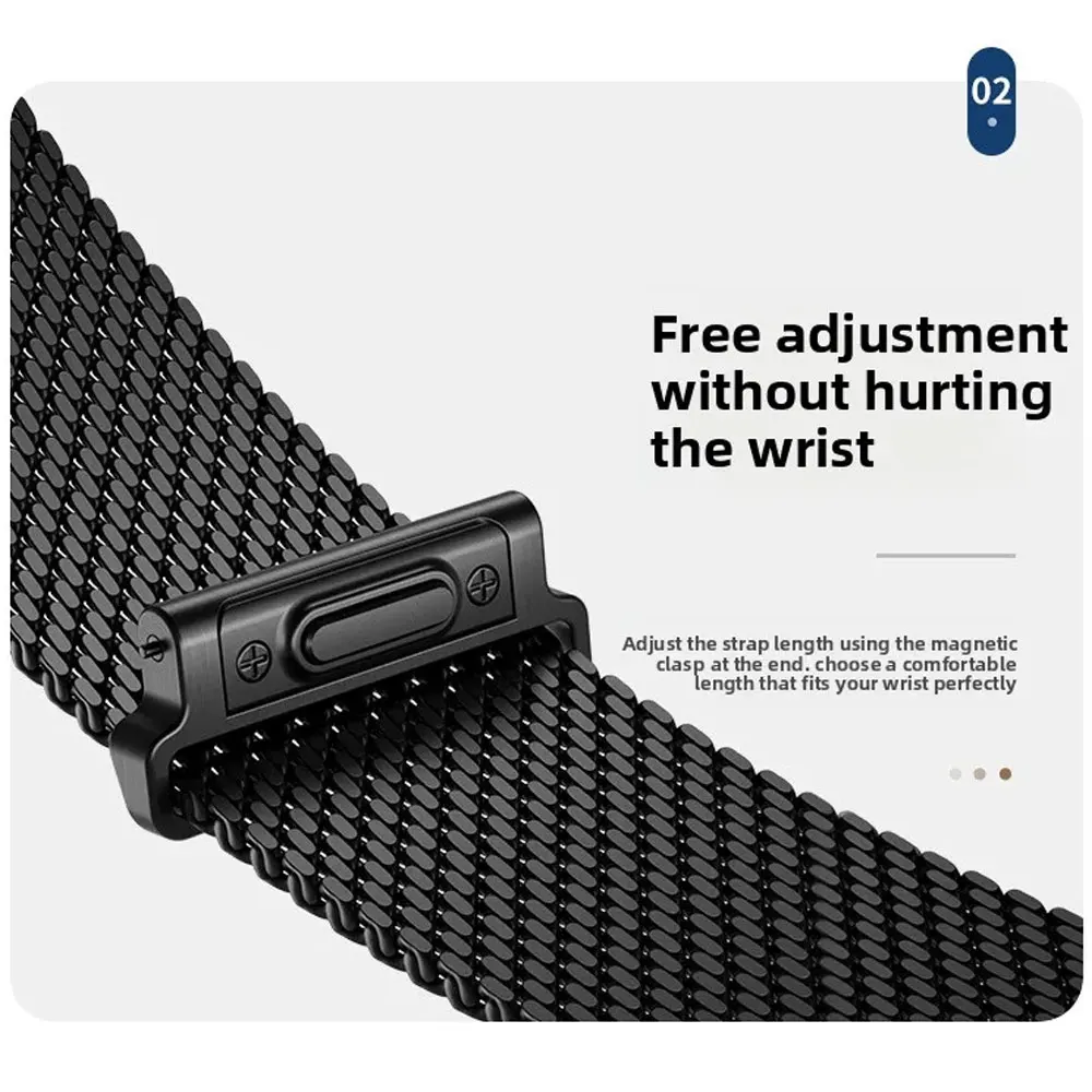Magnetic Metal Milanese Loop Strap - Premium Bracelet