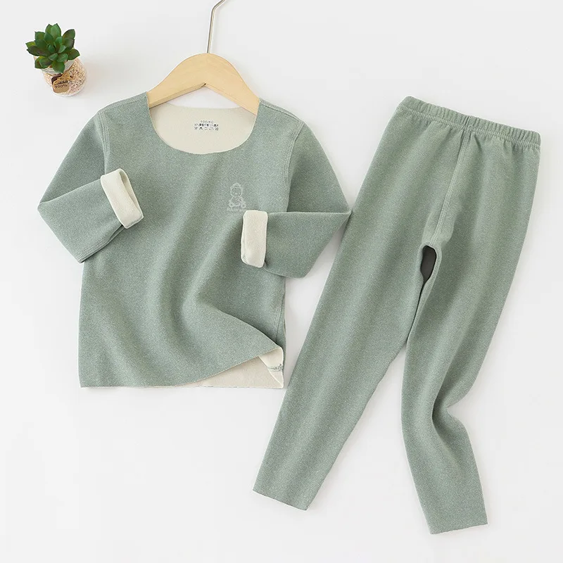 Boys Thermal Underwear Set Winter Warm Cozy Soft Thermal Wear for Kids Unisex Girl Long Johns 15 16 17 Year Teen Children Clohes