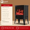 220V Camel Graphene 3D Flame Mountain Electric Fireplace Heater - Energy-Saving Heater for Winter 2