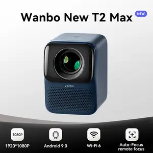 2023 New Wanbo Mozart 1 1080P Full HD Projector 900 ANSI Lumens Home movie  theater Auto Focus&Keystone Android TV LED Beamer - AliExpress