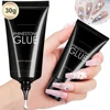 1pc Nail Rhinestone Glue Gel for Nails, 30g Super Strong Adhesive Gel for Nail Gem, Jewels, Glitter, Crystals Beads Diamonds DIY 2