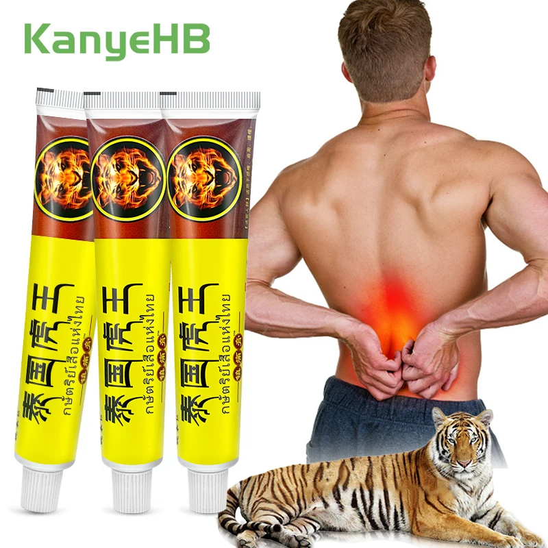 

1-3-5pcs Tiger Balm Cream Lower Back Pain Frozen Shoulder Relax Muscle Joint Heat Massage Cream Herbal Joint Pain Relief Plaster