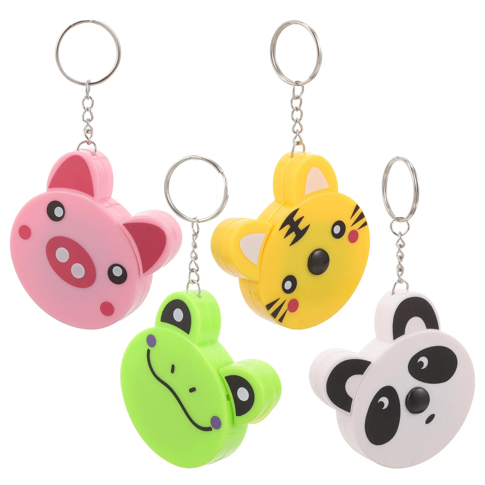 

Animal Measuring Tape Measure Keychain Mini for Kids Frog Pendant Toddler Cute Ruler