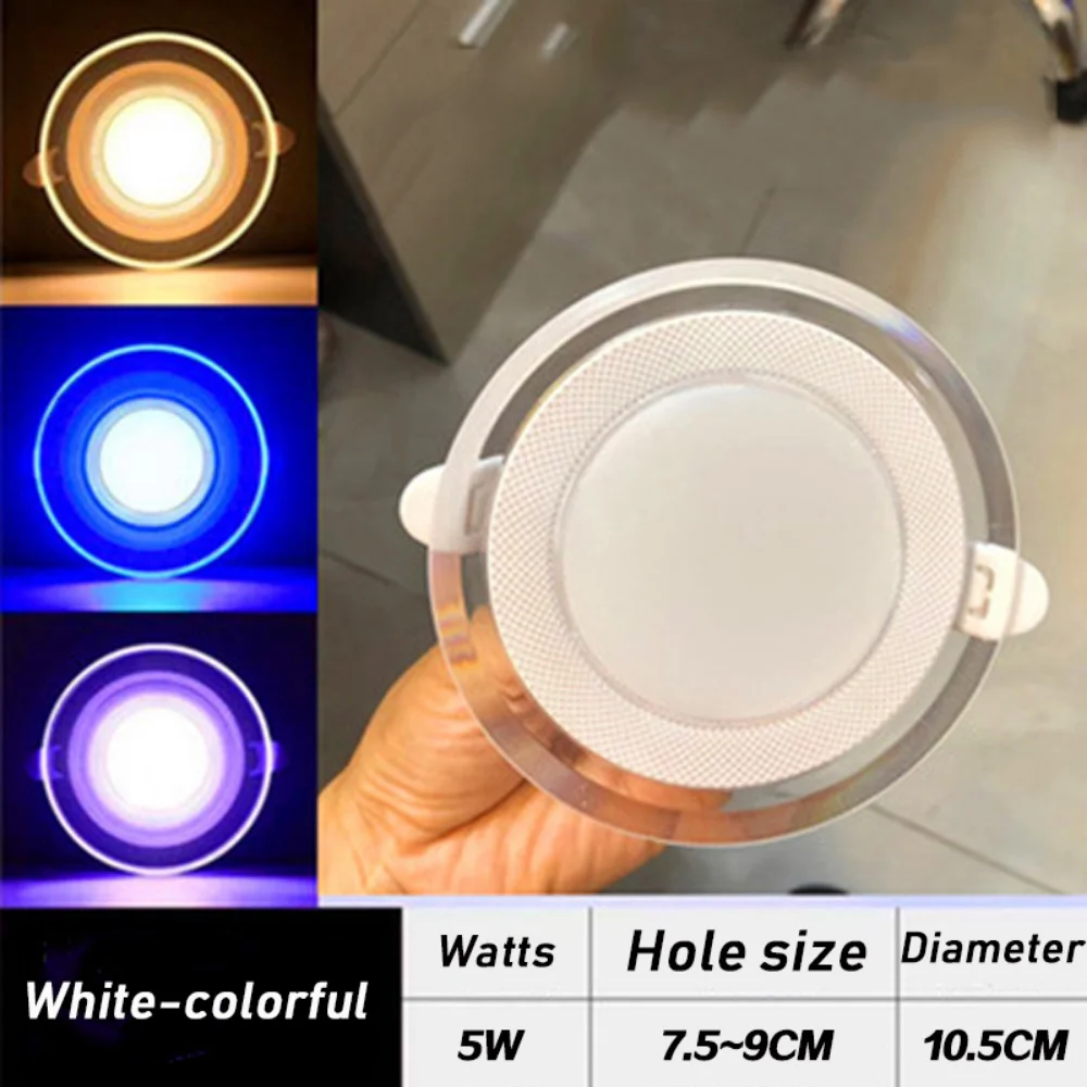 85-265V 3 Colors Dimmable Led Downlight Spot Light Led Ceilling Lamp Indoor Ceilling Light Recessed Downlamp Home Lighting