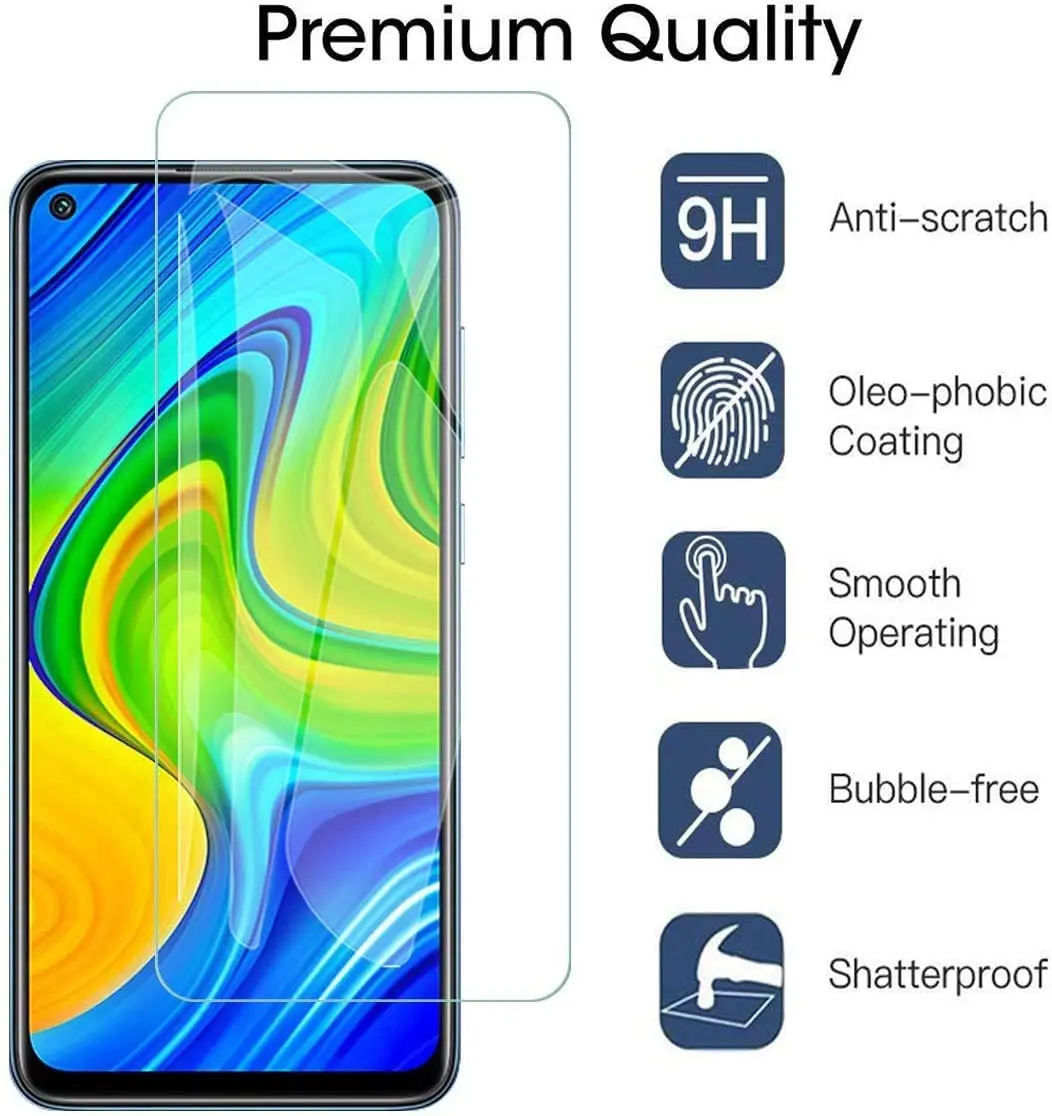 

Защитное стекло для Xiaomi Redmi Note 9 Pro 9S 8 8T 9T Max, пленка для экрана Redmi 9 9C NFC 9T 9A 9AT 8A, стекло