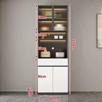 Large Custom Drawers Cabinet Divider Multiple White Tall Kitchen Cabinet Closet Storage Nordic Alacena Cocina Despensa Furniture 1